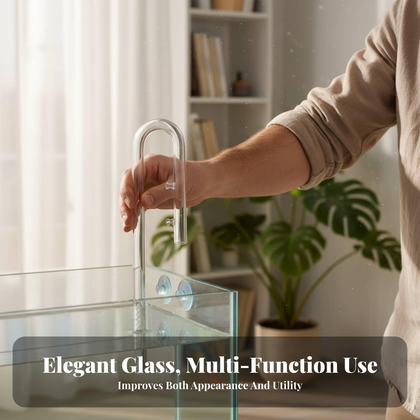 Diffuser Lily Glass - Tubo diffusore d'acqua in vetro per