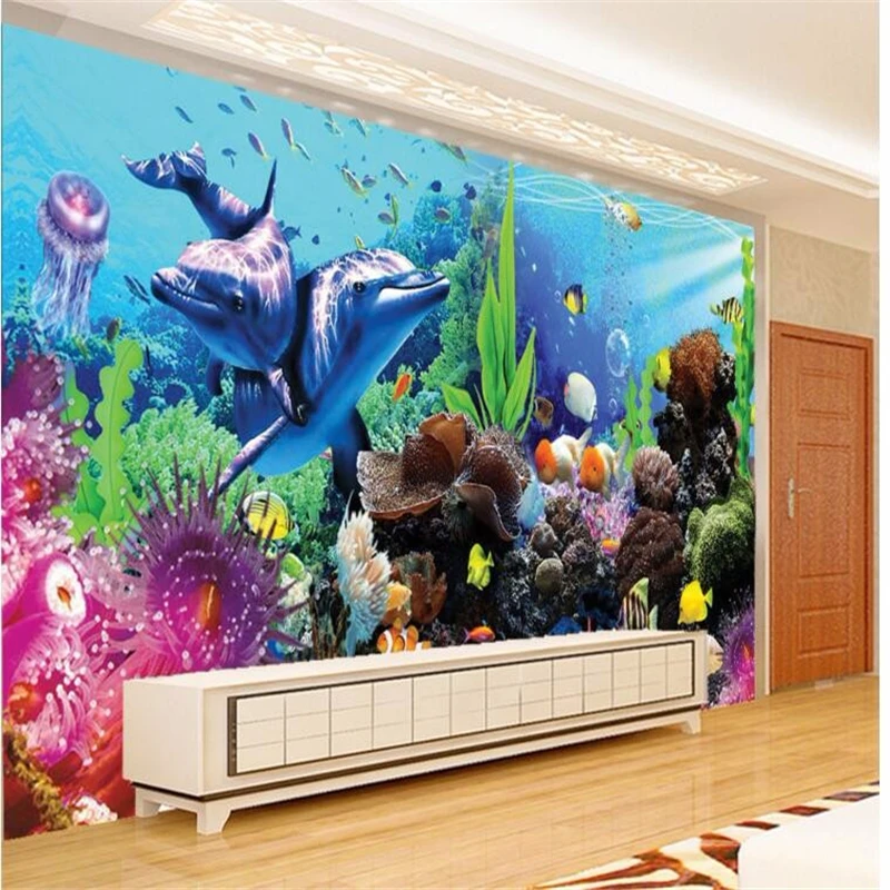 Planted Aquarium Photos - beibehang Carta da parati 3D personalizzata