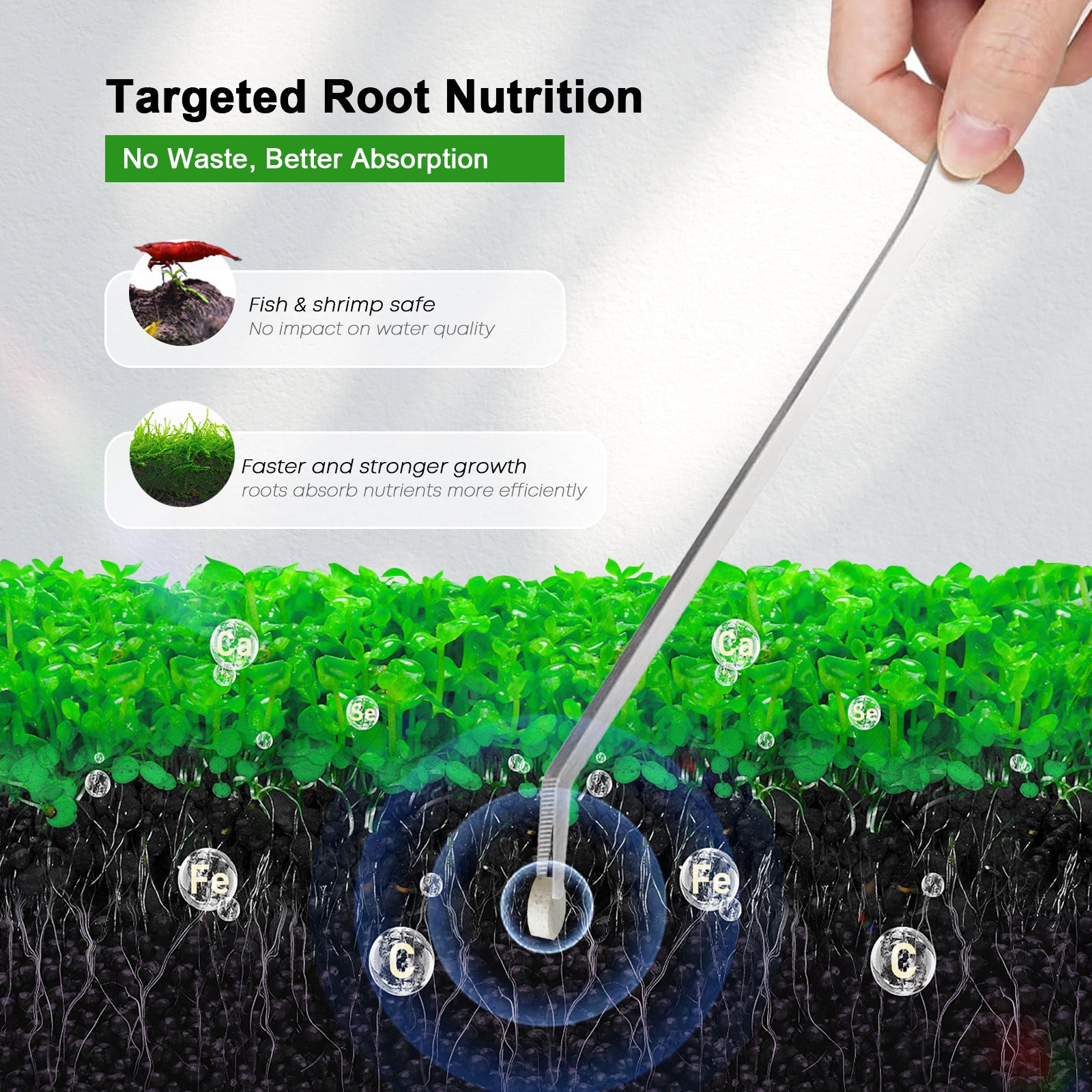 Aquarium Plant Root Tabs - FZONE Root Tabs: Fertilizzante per Piante