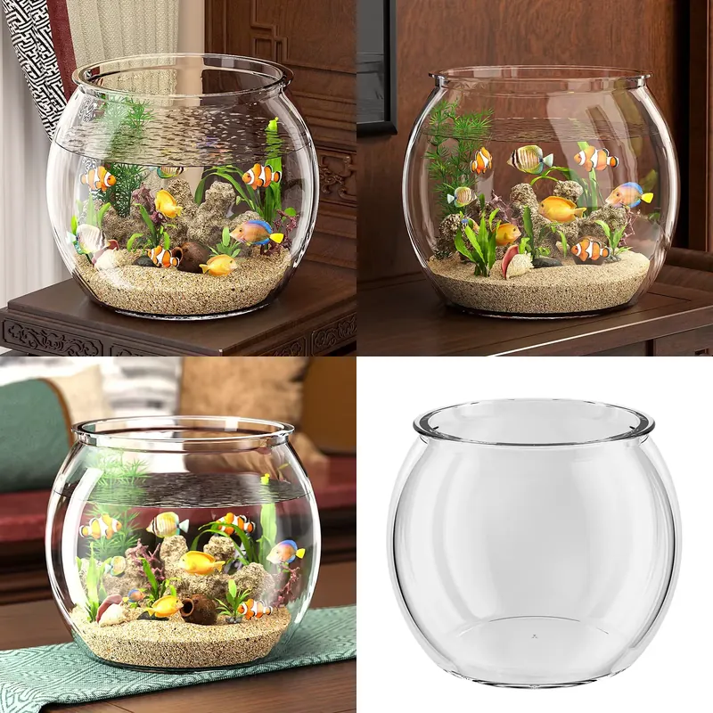 Planted Aquarium For Goldfish - Acquario da Tavolo Compatto in Plastica