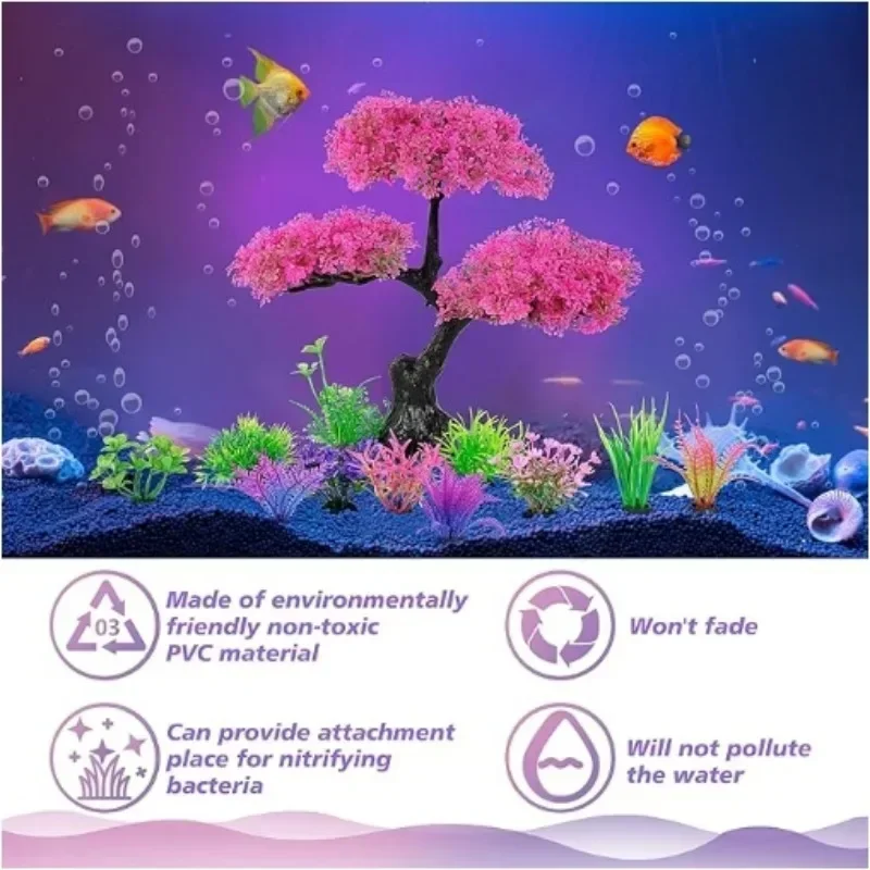 1 set di piante artificiali in - Planted Aquarium For Goldfish recensione e prezzo