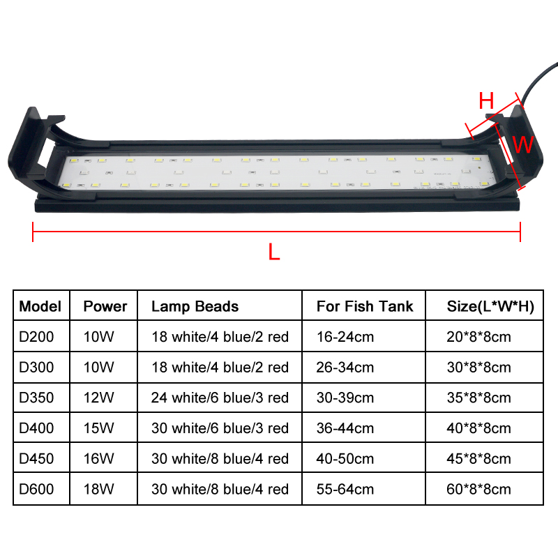 Luce a LED per acquario per ac - Aquarium Plant Display recensione e prezzo