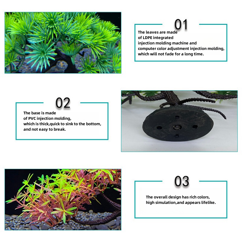 Albero bonsai per acquario, pi - Planted Aquarium For Goldfish recensione e prezzo