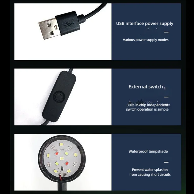 Lampada a clip USB a LED per a - Aquarium Plant Vitamins recensione e prezzo