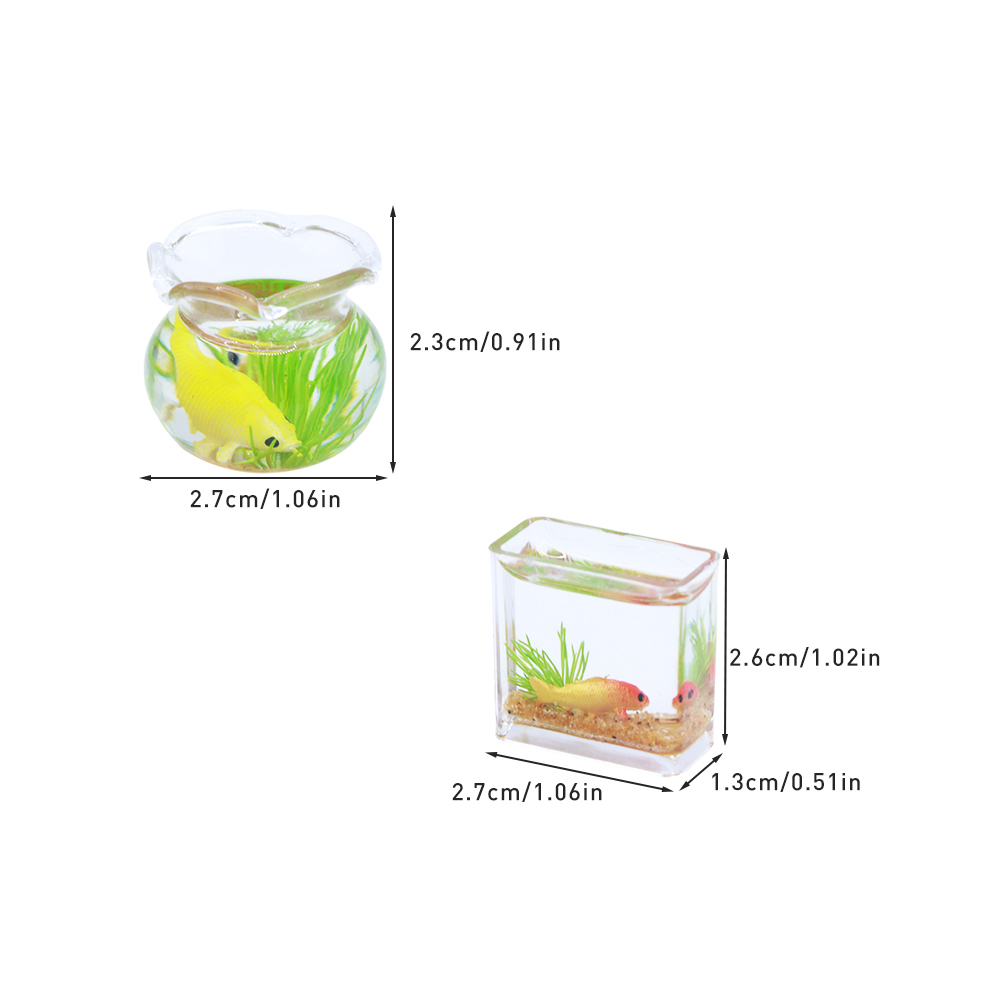 1Pc 1:12 Mini casa delle bambo - Planted Aquarium Photos recensione e prezzo